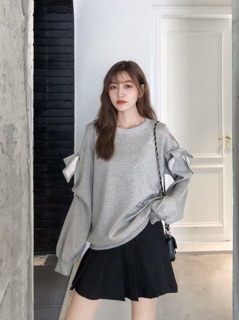 Áo nỉ khoét vai