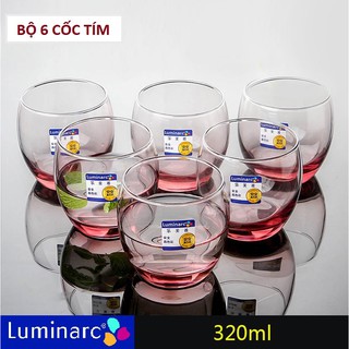 BỘ 6 CỐC THỦY TINH TRỨNG LÙN LUMINARC 320ML (GIAO NGAY TRONG NGÀY SHIPNOW HOĂC GRABSHIP)