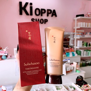 Sữa rửa mặt cao cấp thông đỏ Sulwhasoo Timetreasure Extra Creamy Cleansing Foam EX