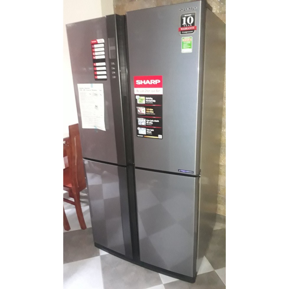 Tủ lạnh Sharp Inverter 556 lít SJ-FX631V-SL