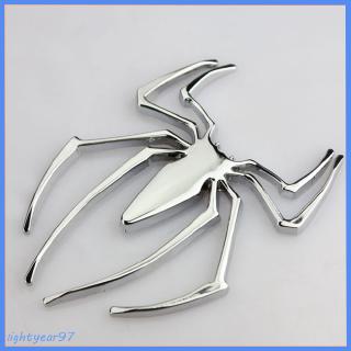 Auto Unique Spider Man Vehicle Tail Fender Car Stickers 3D Metal Car Decals