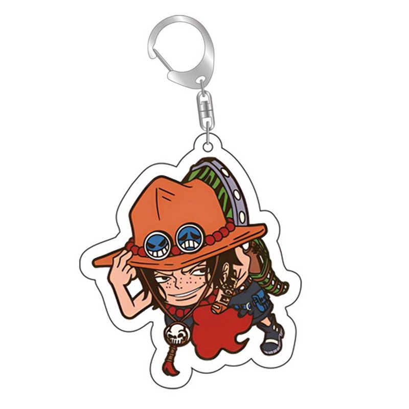 Móc Khóa In Hình Nhân Vật Luffy Zoro Sanji Phim Hoạt Hình One Piece