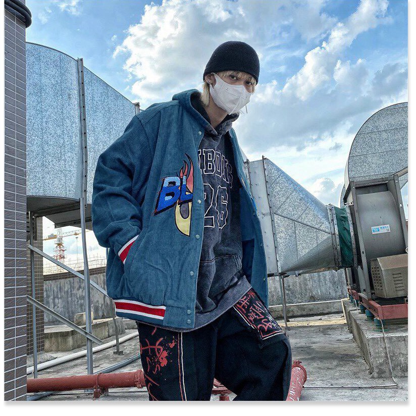 ÁO KHOÁC NHUNG BOMBER UNISEX NAM NỮ THỜI TRANG MỚI KME