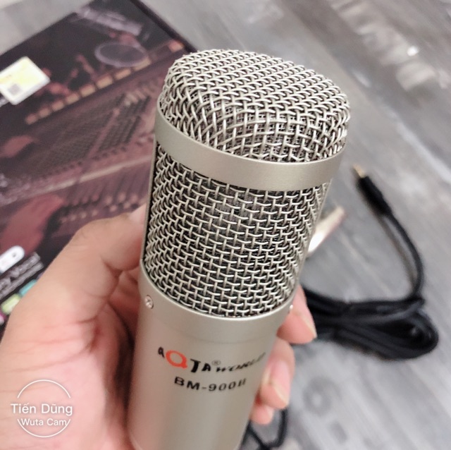 Mic thu âm AQTA BM900 II dùng cho tất cả các Sound card dòng mic nguồn 5V