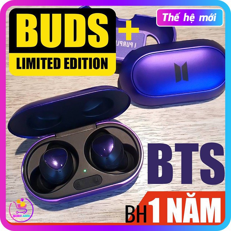 Bản Giới Hạn BUDS PLUS 2020 Chủ Đề Nhóm Nhạc BTS, Tai Nghe Bluetooth Cao Cấp