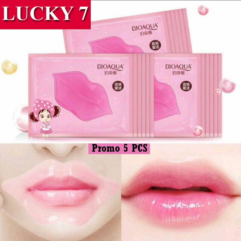 (hàng Mới Về) Set 5 Mặt Nạ Môi Bioaqua Dưỡng Ẩm Chống Khô Môi