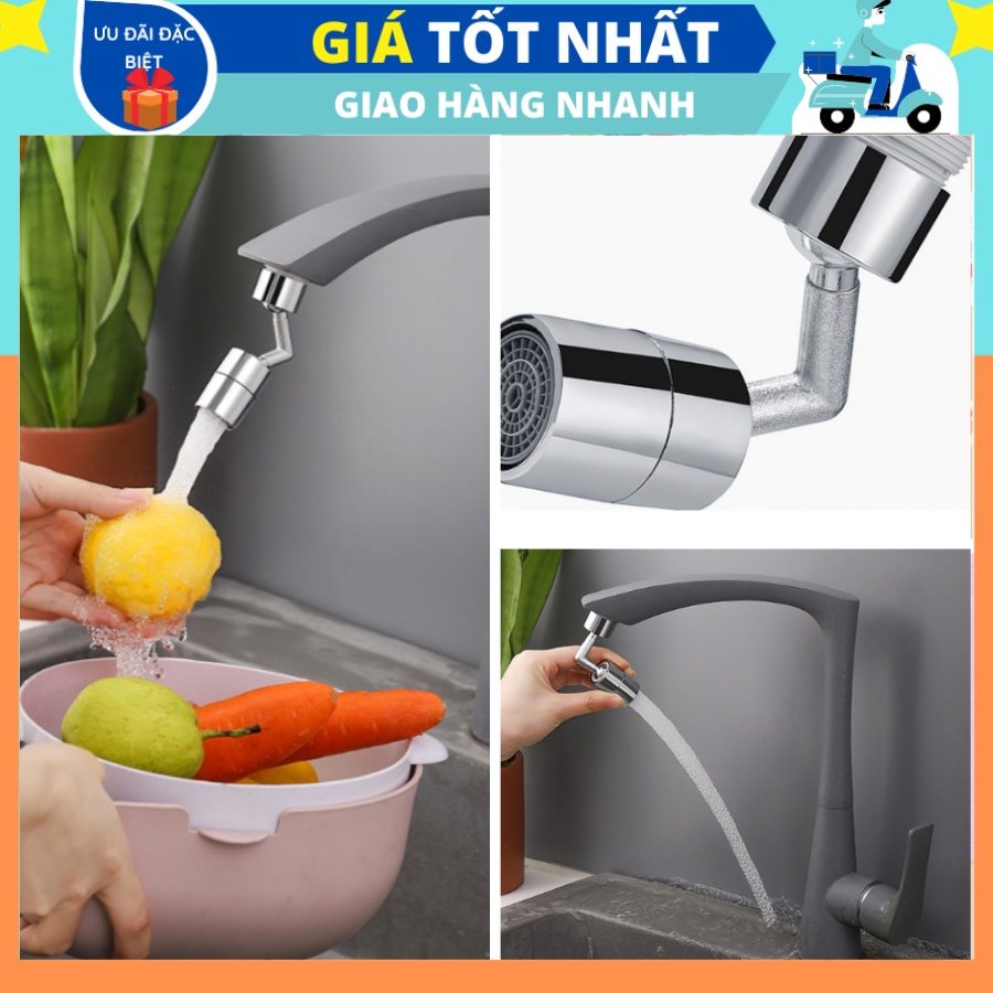 Đầu nối vòi nước đa năng thông minh chất liệu Đồng cao cấp giá tốt - House of life Store