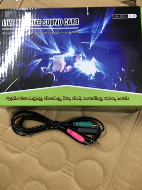 [Mã ELHACE giảm 4% đơn 300K] [Freeship toàn quốc từ 50k] Soundcard v8 và dây livestream 3 mầu