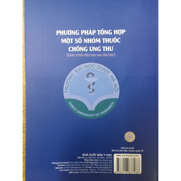 Sách - Phương pháp tổng hợp một số nhóm thuốc chống ung thư