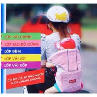 Đai xe máy loại có cổ đỡ cho bé