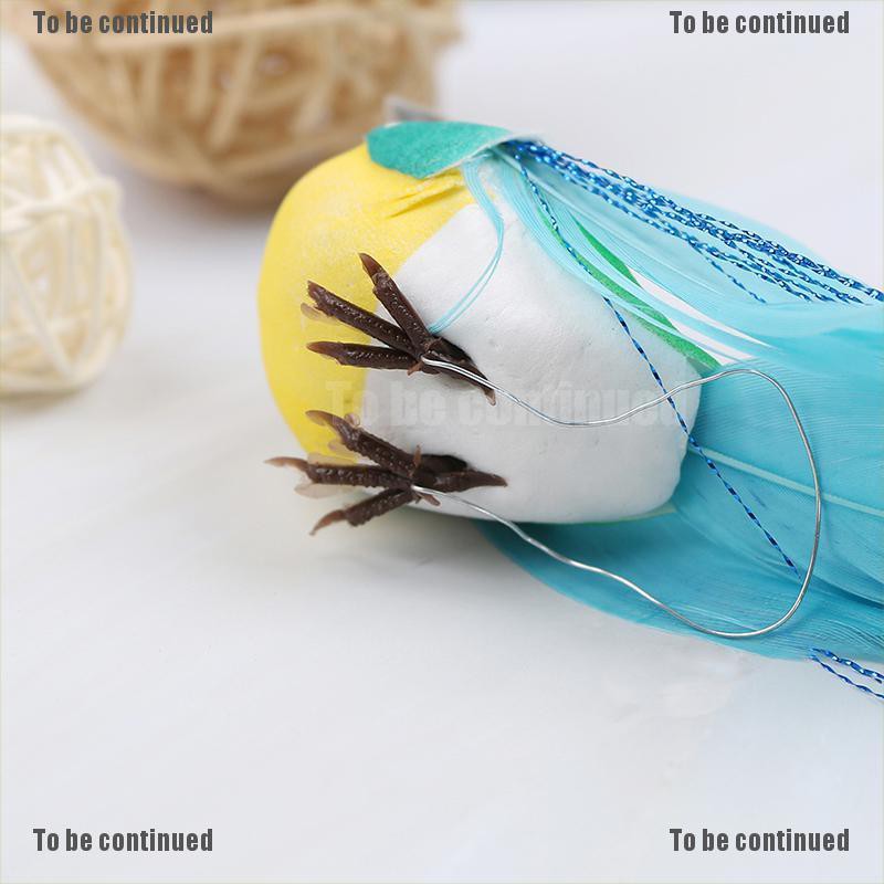 Chú chim nhân tạo trang trí nội thất sinh động đẹp mắt
