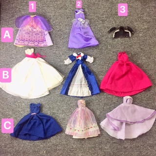 Qaa6-đầm cho búp bê barbie