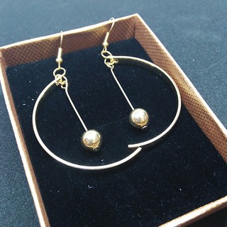 [4.10 Nhập mã WADEAL09 giảm 9k cho đơn từ 49k] Khuyên nửa vòng tròn cá tính Evelyn - Queen Silver
