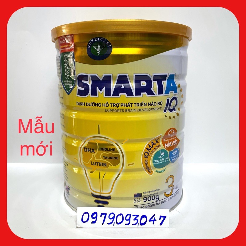 Combo 2 lon Smarta 3- 900g ( date: 2023 )