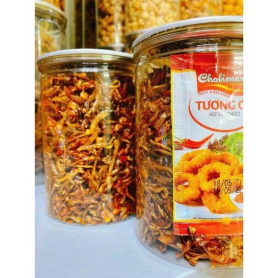 CÁ CƠM RIM MẮM TỎI ỚT ⚡ LON PÉT 270G | BigBuy360 - bigbuy360.vn