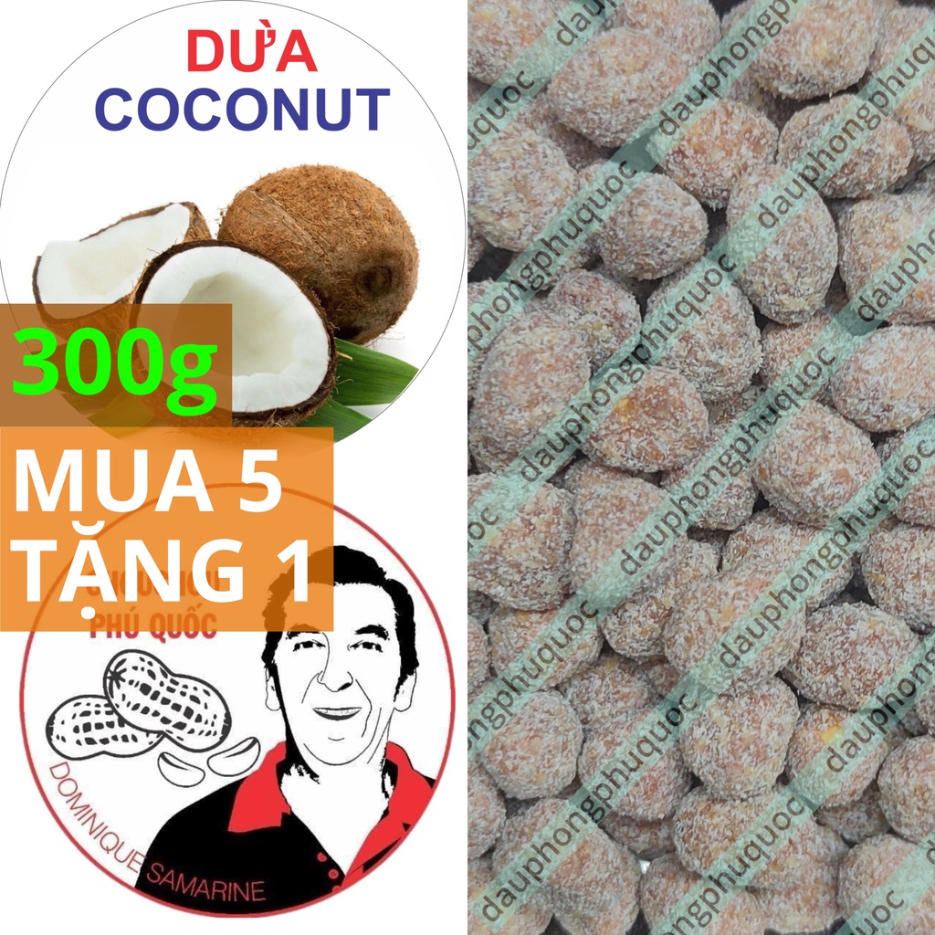 🥜 Đậu phộng vị dừa CHOUCHOU PHÚ QUỐC ÔNG TÂY - hũ 300g