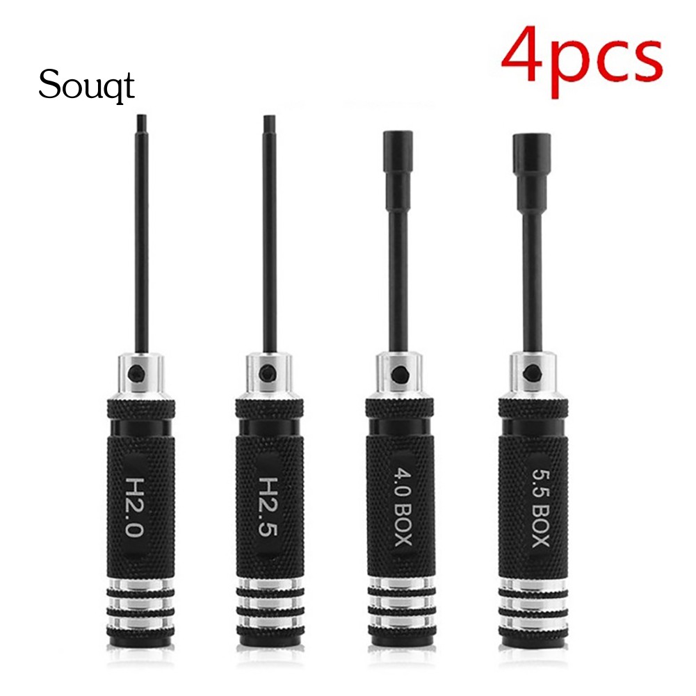 Bộ 4/7 món dụng cụ tuốc nơ vít 1.5mm-5.5mm cho mô hình RC trực thăng