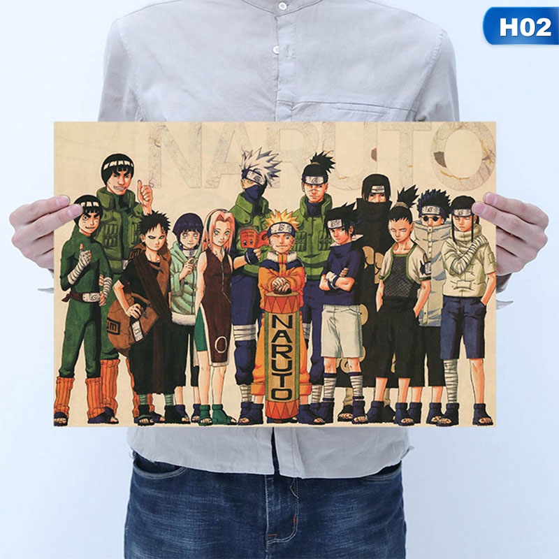 Poster Phim Hoạt Hình Naruto Dán Tường Trang Trí