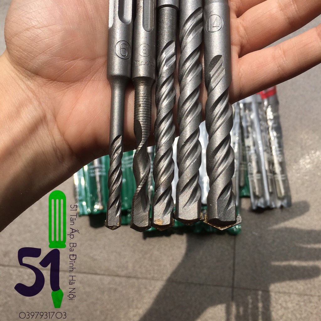 Mũi khoan bê tông | khoan tường các cỡ 6mm, 8mm, 10mm, 12mm, 14mm