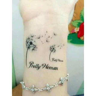 Hình xăm dán hoa bồ công anh pretty woman 10x6cm- mua 5 tặng 1 mini xinh