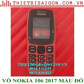 VỎ NOKIA 106 2017 MÀU ĐỎ