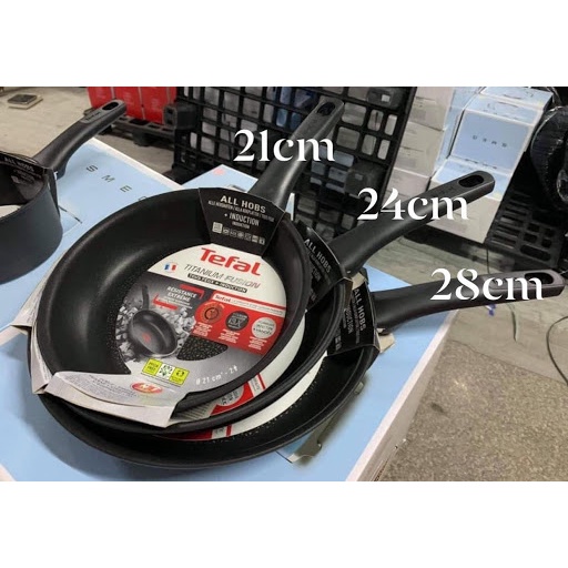 Chảo rán Tefal Titanium Fusion 21- 24 - 28cm