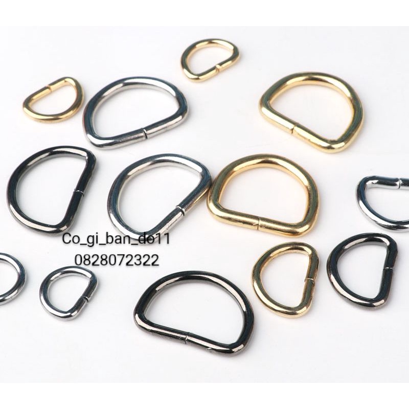 Khoen Chữ D Loại Dày Tròn Bằng Antimon Không Gỉ