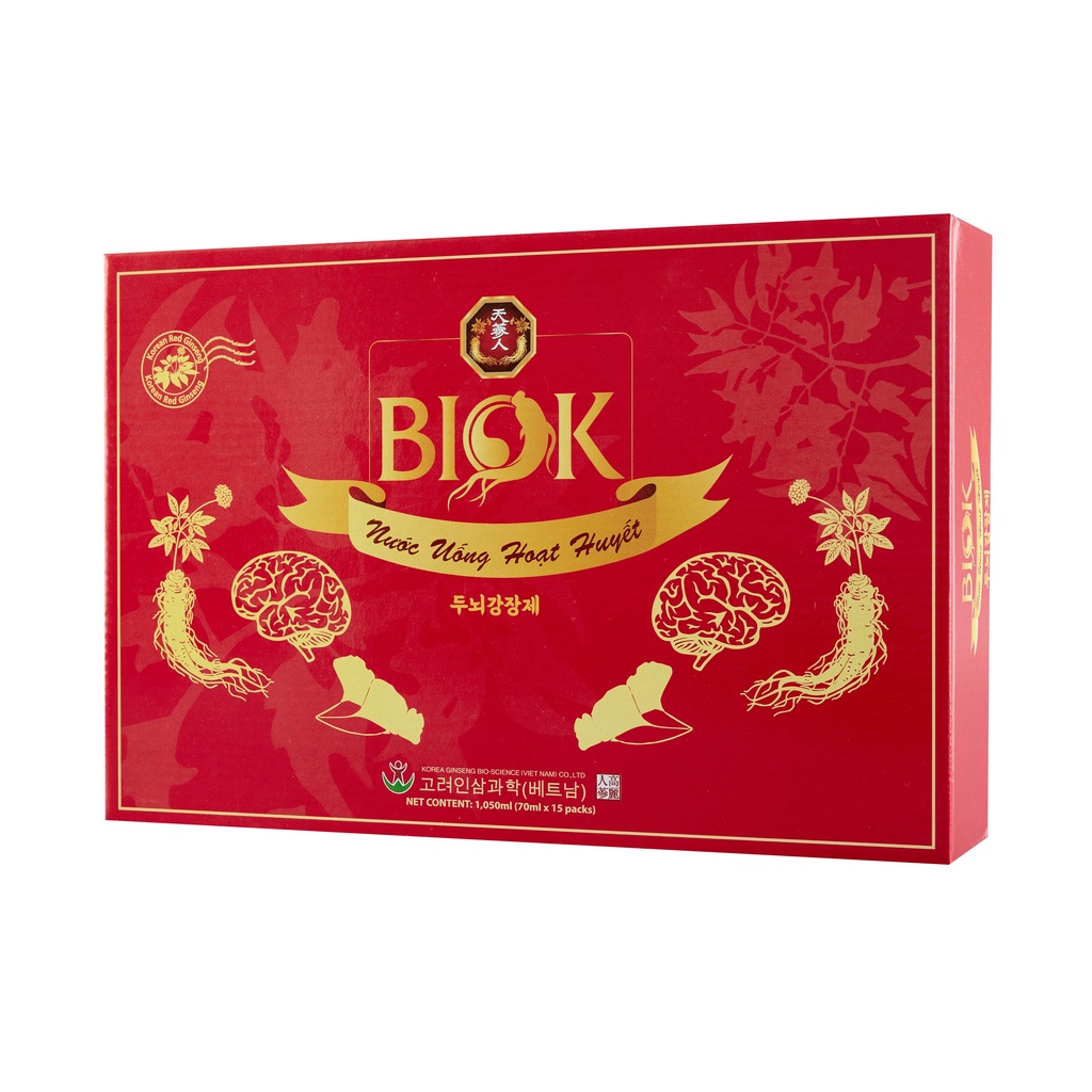 Hoạt Huyết Dưỡng Não BIOK (15Gói x70ml)