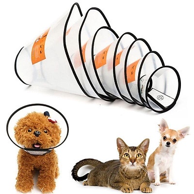 (7 Size) Loa chống liếm cho Chó Mèo, nhiều kích thước phù hợp với mọi lứa tuổi