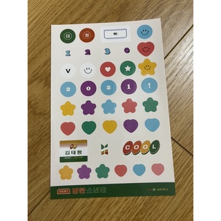 Set sticker trong bộ SSGT21 BTS