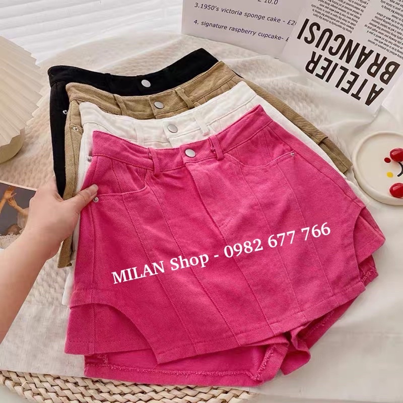 Quần short giả váy các kiểu nhiều màu hottrend