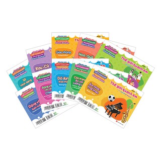 Sách: Combo Thế Giới Quanh Em (Thẻ Flashcard - Hộp 10 Chủ Đề)