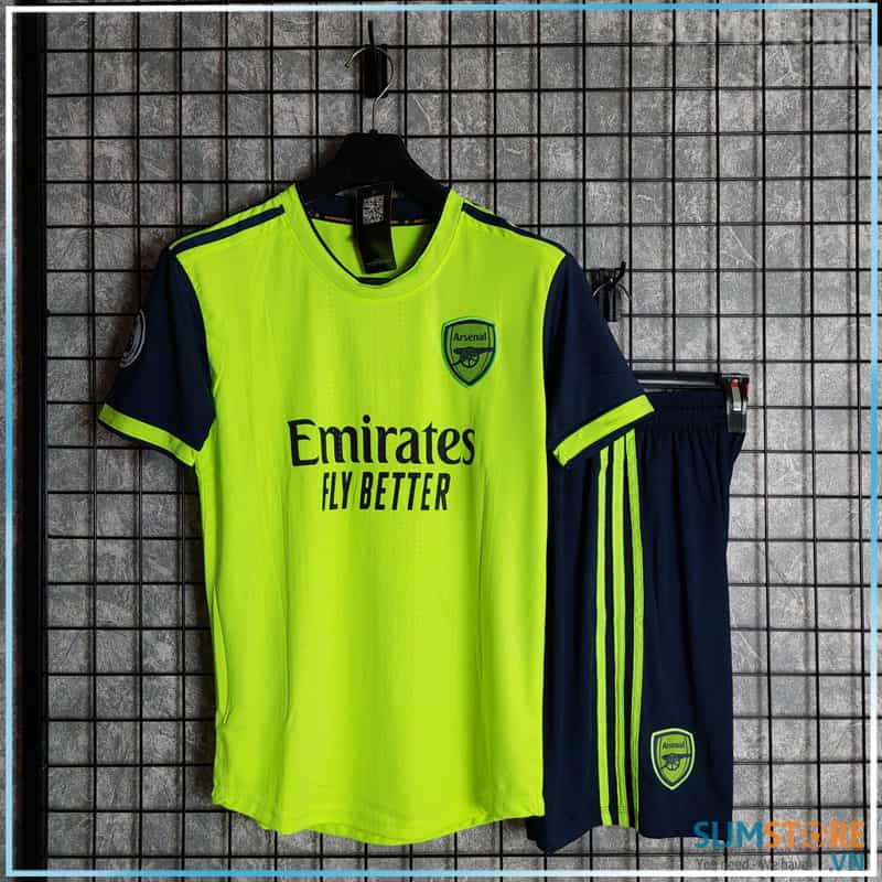 Áo Bóng Đá CLB Arsenal Xanh Chuối 2022 2023 - Áo Bóng Đá Mới Nhất