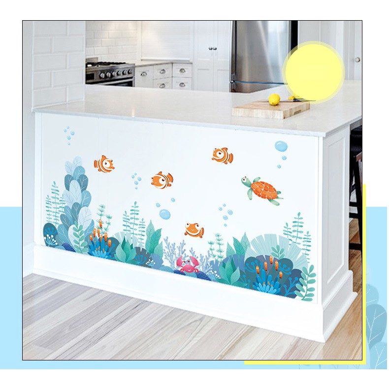 [Mã SKAMPUSHA7 giảm 8% tối đa 50K đơn 250K] Decal Cá Nemo A03 - Decal dán tường Hàn Quốc