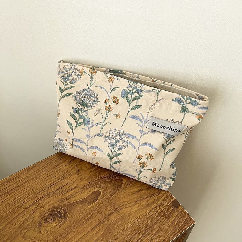 Túi Đựng Mỹ Phẩm Du Lịch Ba Chiều Chất Lượng Cao Chống Thấm Nước Có Sức Chứa Lớn Họa Tiết Hoa