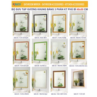 Gương soi Kibath KT 40x50 cm