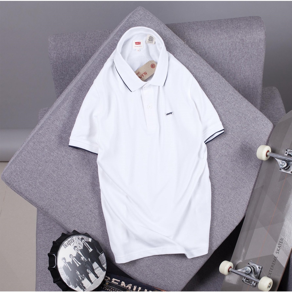 POLV2  Áo Thun có cổ Lê Vít in logo chữ FULL áo siêu đẹp siêu ngầuSLIMFIT  6 màu , KHÔNG ĐẸP VÌ QUÁ ĐẸP