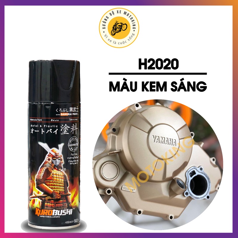 Combo Sơn Samurai màu kem sáng H2020 loại 2K chuẩn quy trình độ bền 5 năm gồm 2K04 - 124 - H2020 - 2K01