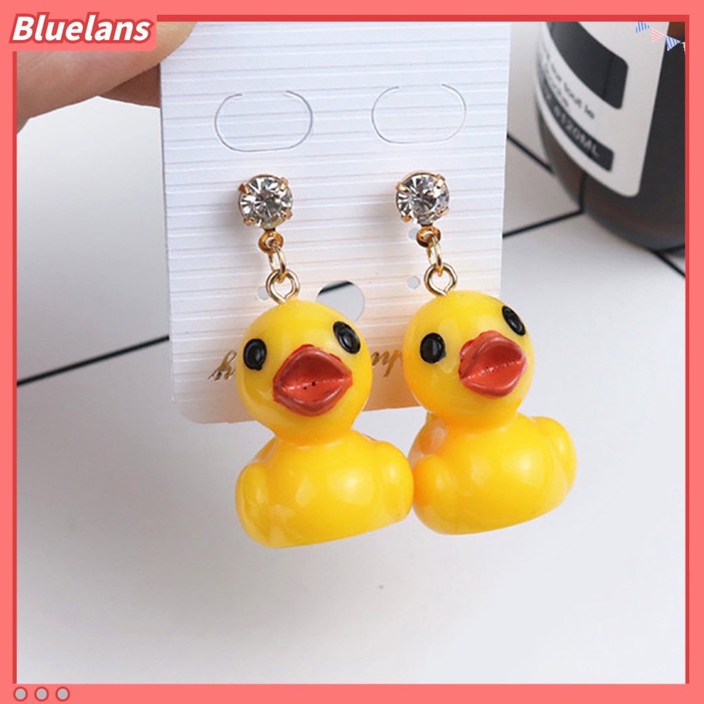 Đôi bông tai hình chú vịt vàng xinh xắn cho nữ