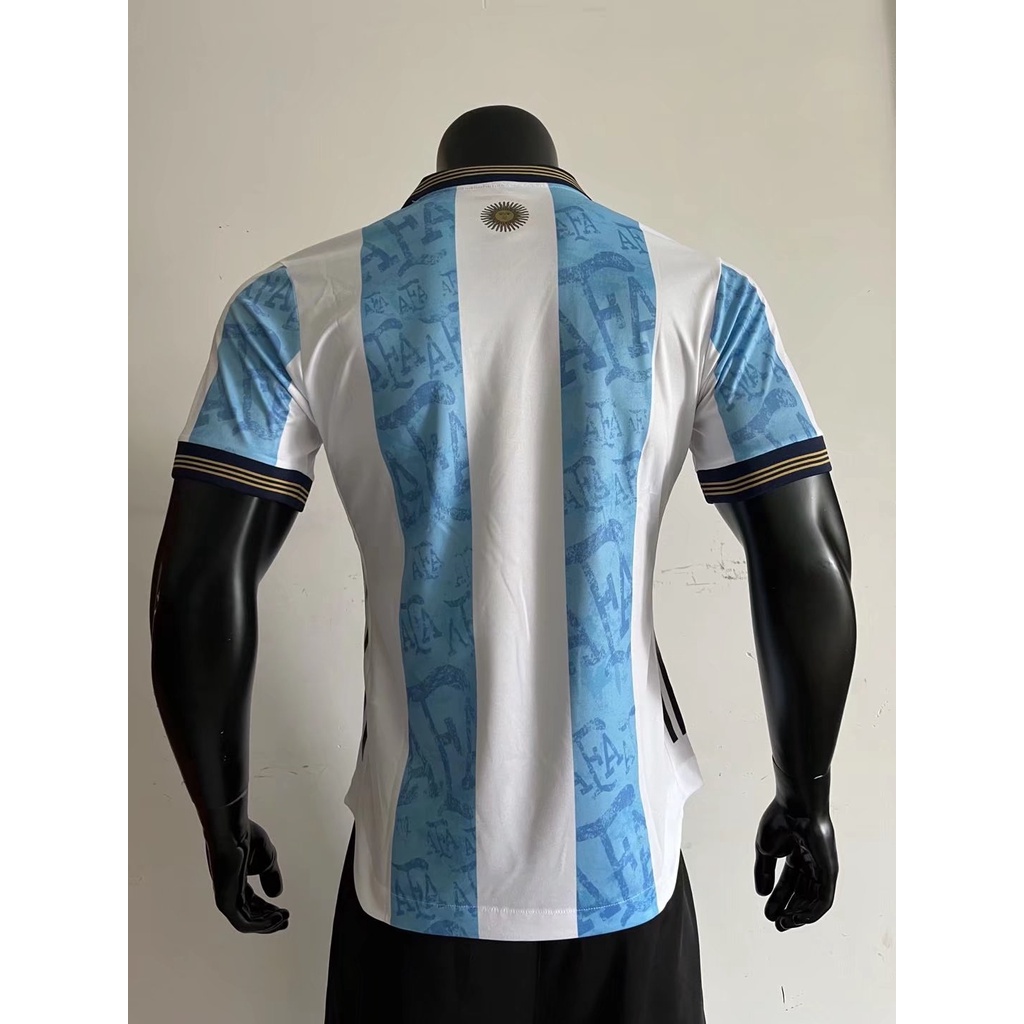 Áo Thun Số 2022-23 Đội Tuyển Đá Banh Argentina Size s-2xl * Giao Hàng Tại Chỗ Ngày mai