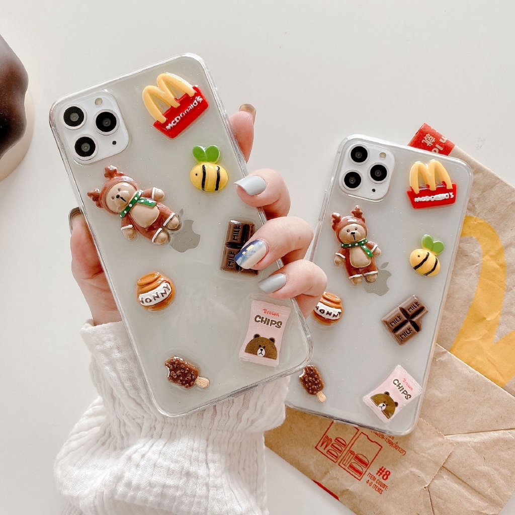 Ốp Điện Thoại Hình Bánh Quy Sô Cô La Cho Iphone 11 Xs 7 / 8 Plus Xr | BigBuy360 - bigbuy360.vn
