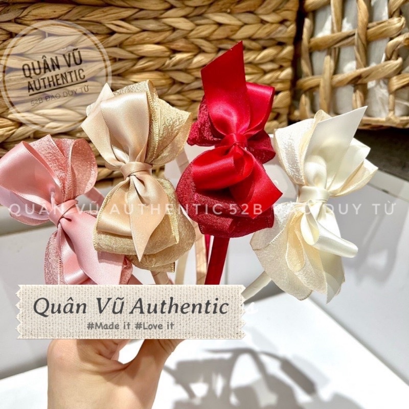 BỜM TÓC VẢI VOAN THIẾT KẾ HANDMADE