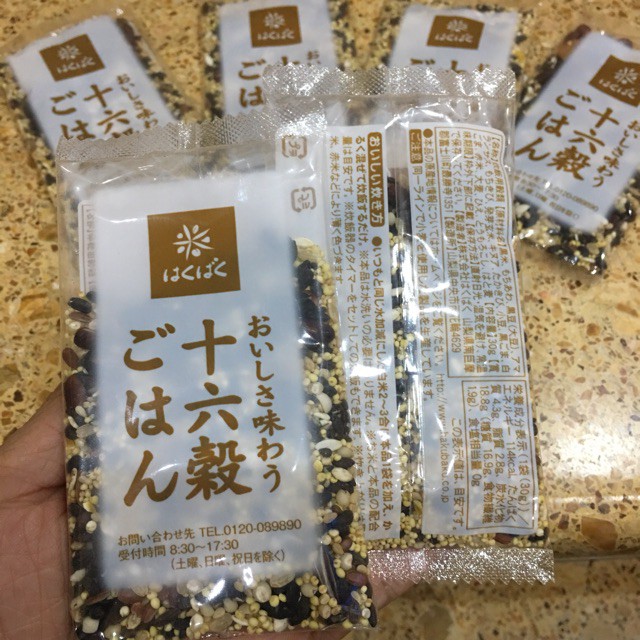 16 loại hạt Hakubaku - Ngũ cốc nấu cơm, cháo, cơm trộn cho bé - date 2021 | BigBuy360 - bigbuy360.vn