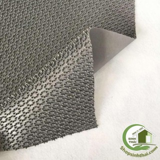 Thảm nhựa gai hoa cúc màu xám - chống trơn trượt - [ 50cm x khổ 90cm ] - cắt liền thành 1 tấm lớn