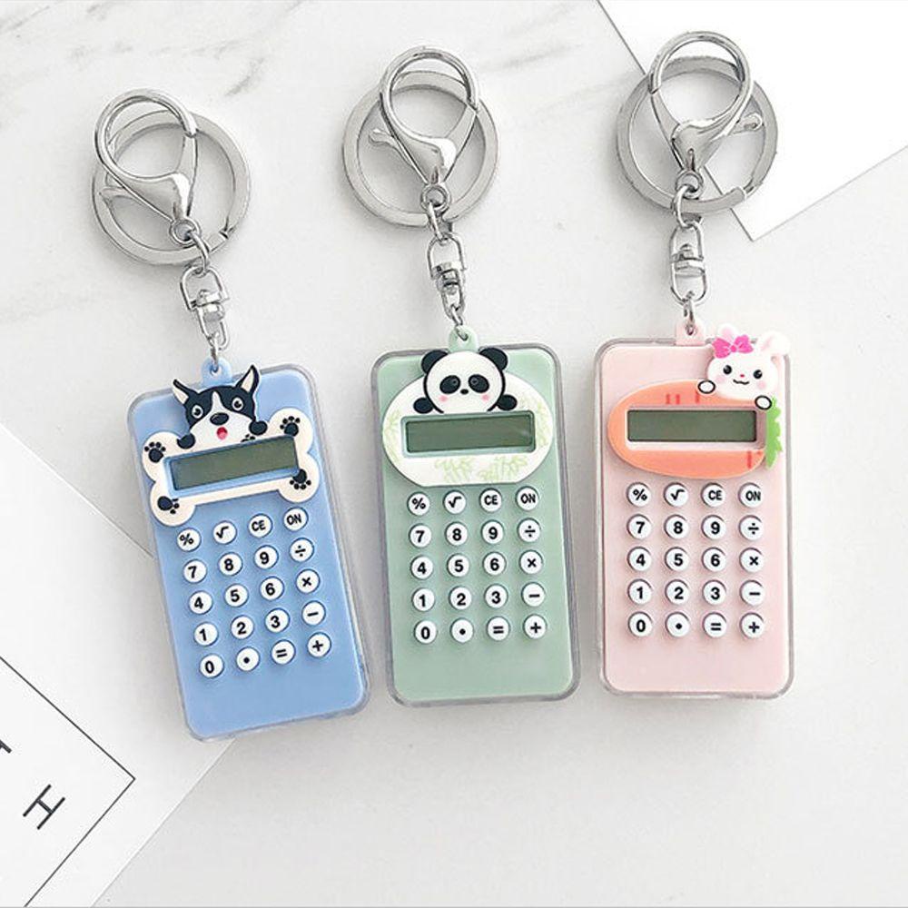 Móc Khóa Acrylic Hình Chó / Mèo Mini Phong Cách Hàn Quốc Cho Học Sinh / Văn Phòng