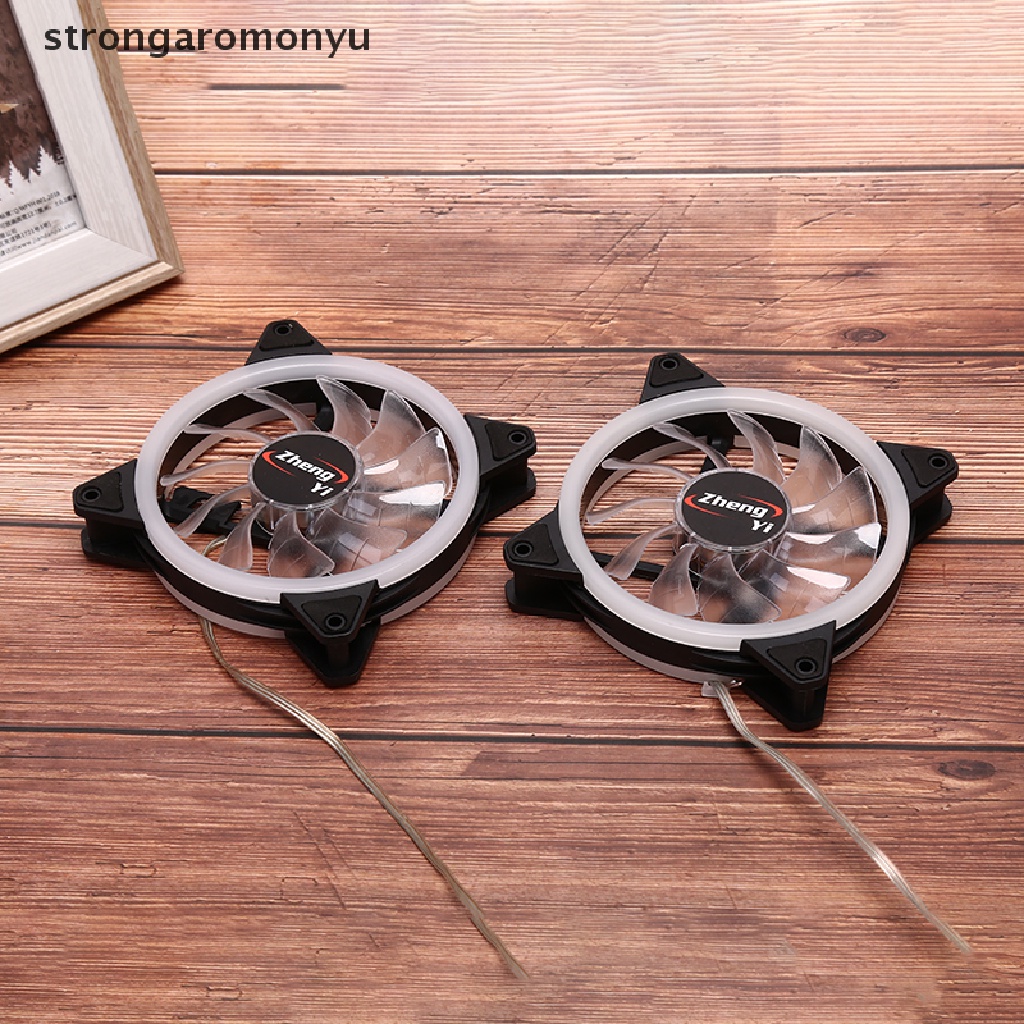 Quạt tản nhiệt không chổi than có đèn LED RGB 12cm DC 12V cho CPU máy tính