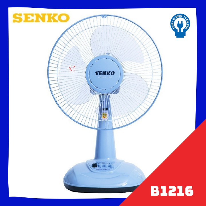 [giao hỏa tốc trong ngày] quạt bàn SENKO sang trọng cao cấp B1216/B113 hàng chính hãng