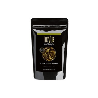 Trà nguyên lá Bạc Kim Lê Gừng (Silver Needle, Royal Pear & Ginger) Novus túi 250gr