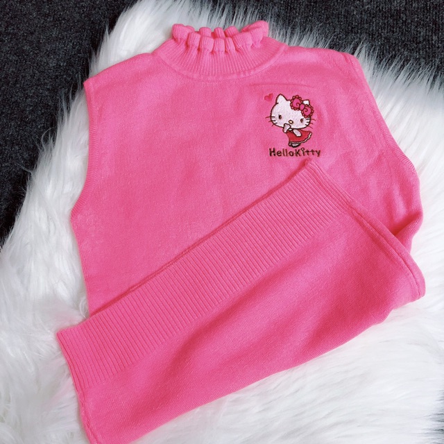 Áo len sát nách Thái Hello Kitty
