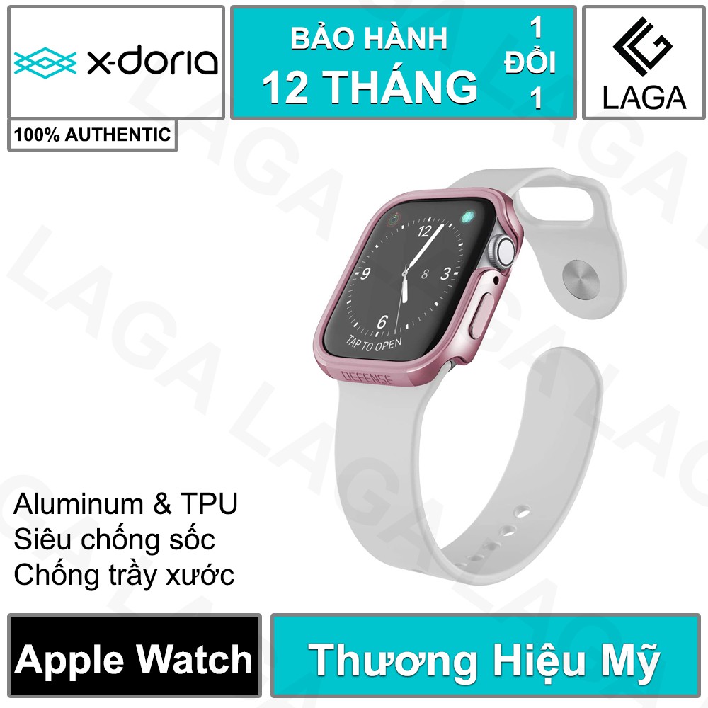 Ốp Vỏ Apple Watch 44mm / 40mm X-Doria Defense Edge Series 6/5/4/SE